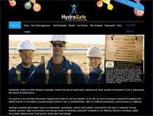 Tablet Screenshot of hydrasafe.com.au